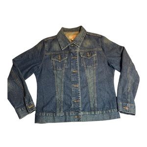 Steve & Barry's Dark Wash Trucker Jacket  Size Medium